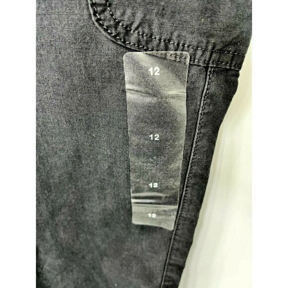 Eddie Bauer Womens 12 Desitrek Ripstop Pants Slightly Curvy Straight Pant Crop - Picture 3 of 12